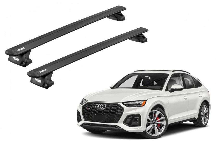Barras THULE EVO WingBar para autos AUDI Q5 Sportback desde 2021 negro