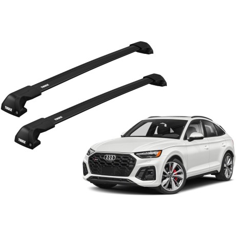 Barras THULE EDGE Flush para autos AUDI Q5 Sportback desde 2021 negro