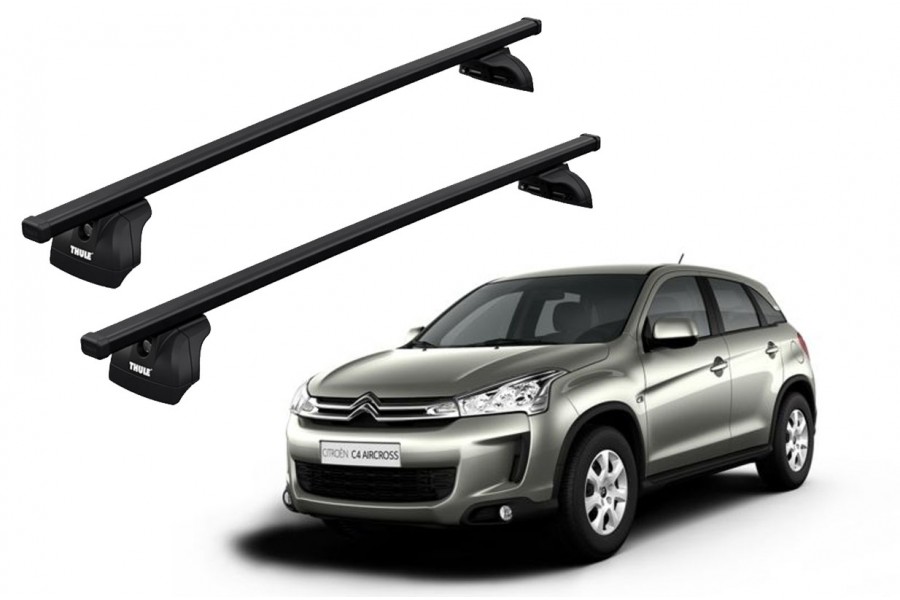 Barras THULE SquareBar para autos CITROEN C4 Aircross desde 2012 a 2018