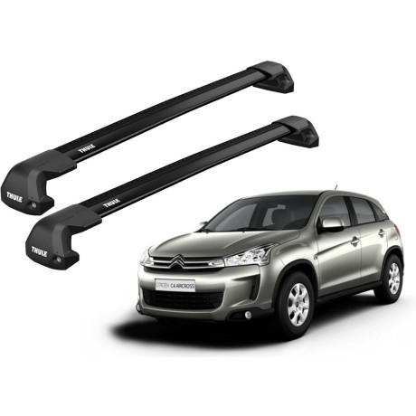 Barras Thule CITROEN C4 Aircross 12-18 PF / EDGE Flush BLACK