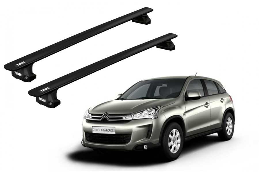 Barras Thule CITROEN C4 Aircross 12-18 PF / WingBar EVO BLACK