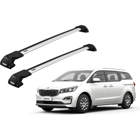 Barras THULE EDGE Flush para autos KIA Carnival  2015 a 2021