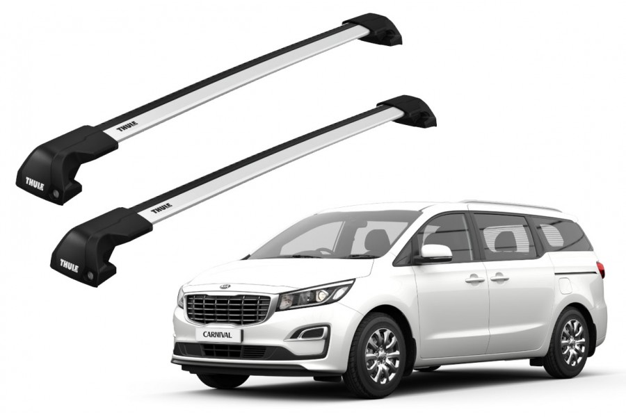 Barras THULE EDGE Flush para autos KIA Carnival  2015 a 2021