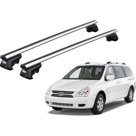 Barras THULE SmartRack XT AluBar para autos KIA Carnival 2006 a 2014