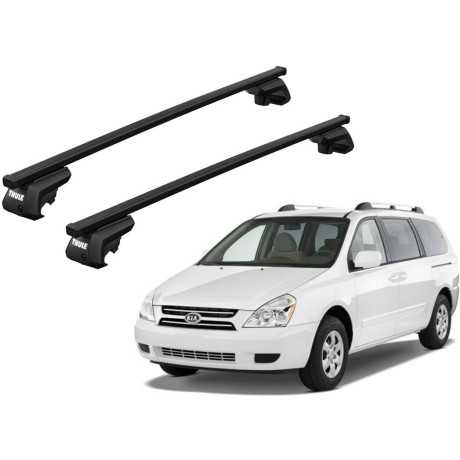 Barras THULE EVO SquareBar para autos KIA Carnival 2006 a 2014