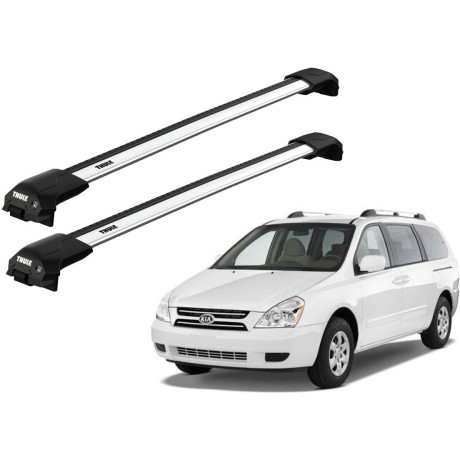 Barras THULE EDGE Flush para autos KIA Carnival 2006 a 2014
