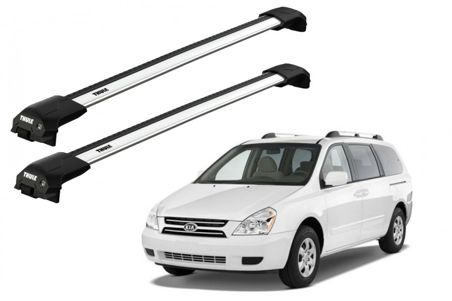 Barras THULE EDGE Flush para autos KIA Carnival 2006 a 2014
