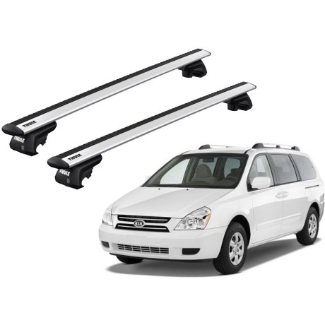 Barras THULE EVO WingBar para autos KIA Carnival 2006 a 2014
