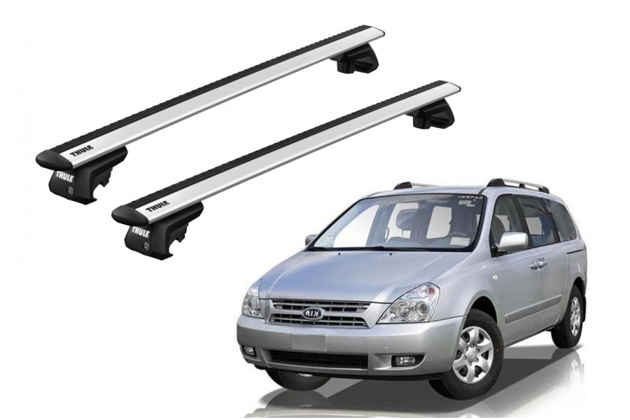 Barras THULE EVO WingBar para autos KIA Carnival 1998 a 2005