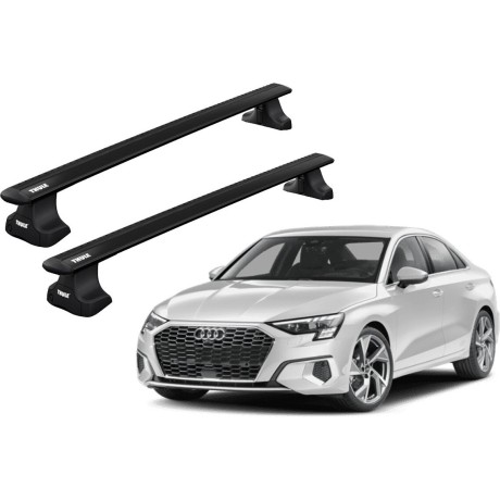 Barras THULE WingBar para autos AUDI A3 desde 2013 negro