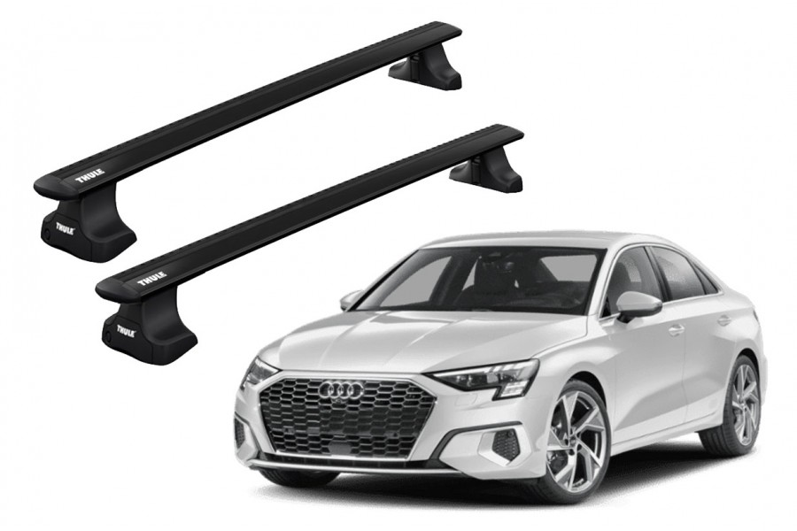 Barras THULE WingBar para autos AUDI A3 desde 2013 negro