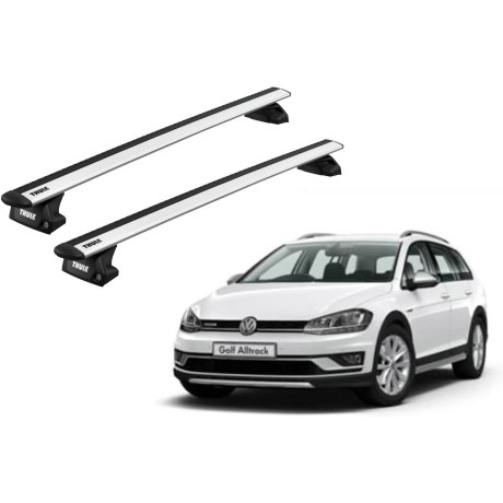Barras THULE EVO WingBar para autos VOLKSWAGEN Golf Alltrack 2015 a 2020