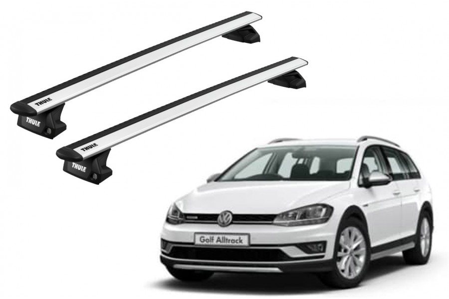 Barras THULE EVO WingBar para autos VOLKSWAGEN Golf Alltrack 2015 a 2020