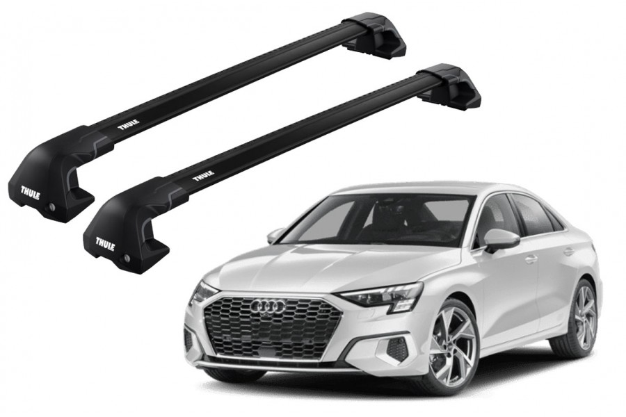 Barras THULE EDGE Flush para autos AUDI A3 desde 2013 negro