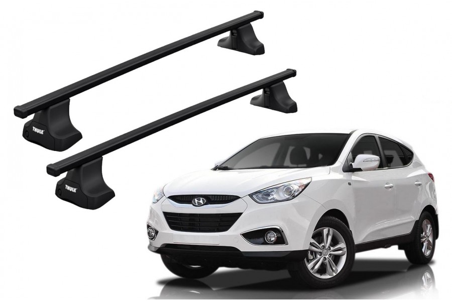 Barras THULE SquareBar para autos HYUNDAI IX35 desde 2010 a 2015