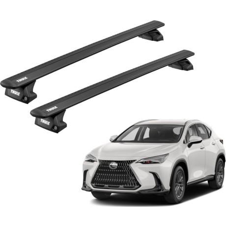 Barras THULE EVO WingBar para autos LEXUS NX-Series 2015 a 2021 negro