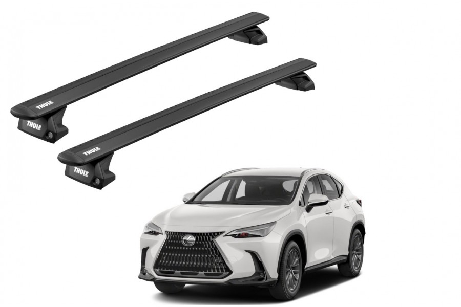 Barras THULE EVO WingBar para autos LEXUS NX-Series 2015 a 2021 negro