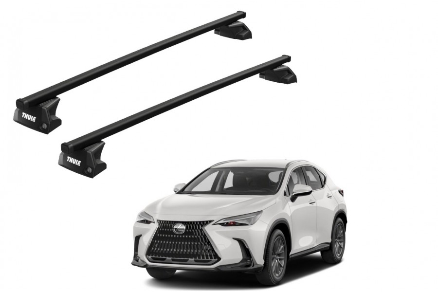 Barras THULE EVO SquareBar para autos LEXUS NX-Series 2015 a 2021