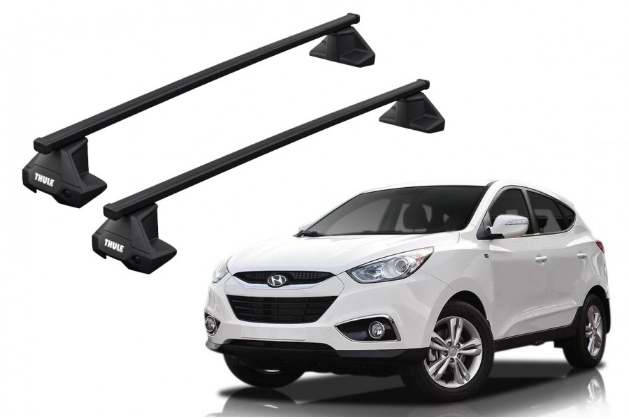 Barras THULE EVO SquareBar para autos HYUNDAI ix35 2010 a 2015