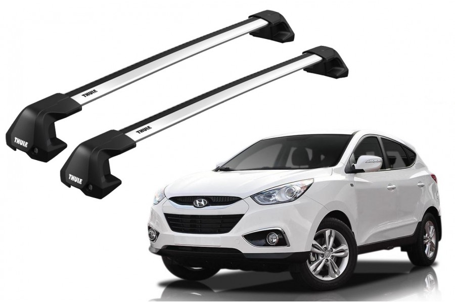 Barras THULE EDGE Flush para autos HYUNDAI ix35 2010 a 2015