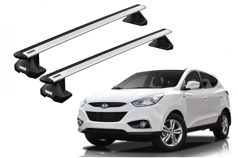 Barras THULE EVO WingBar para autos HYUNDAI ix35 2010 a 2015