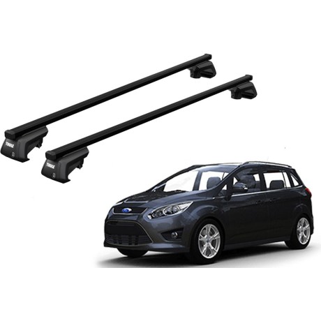 Barras THULE EVO SquareBar para autos FORD Grand C-Max desde 2010