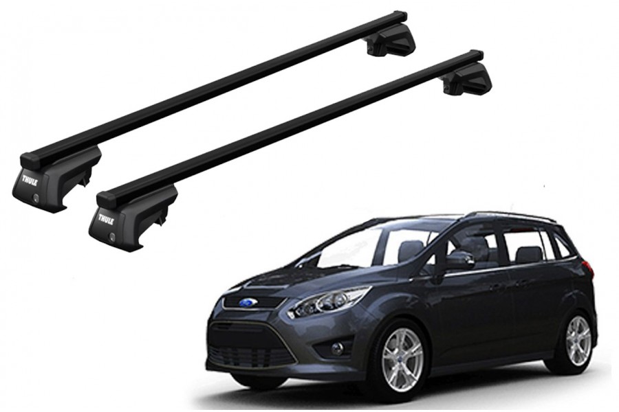 Barras THULE EVO SquareBar para autos FORD Grand C-Max desde 2010