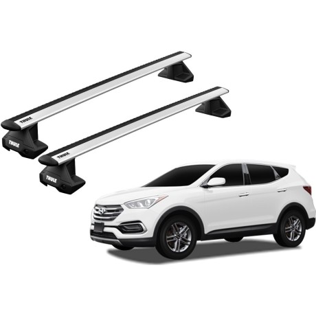 Barras THULE EVO WingBar para autos HYUNDAI Santa Fe 2016 a 2018