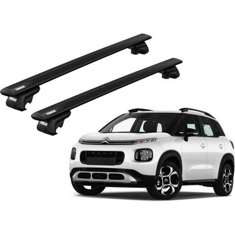 Barras THULE EVO WingBar para autos CITROEN C3 desde 2009-2016 negro