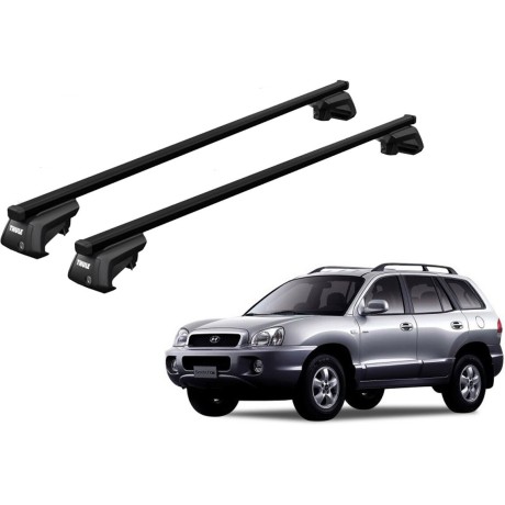 Barras THULE SmartRack XT para autos HYUNDAI Santa Fe 2000 a 2005