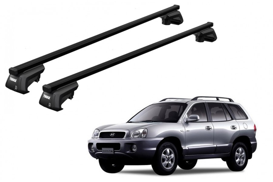 Barras THULE SmartRack XT para autos HYUNDAI Santa Fe 2000 a 2005