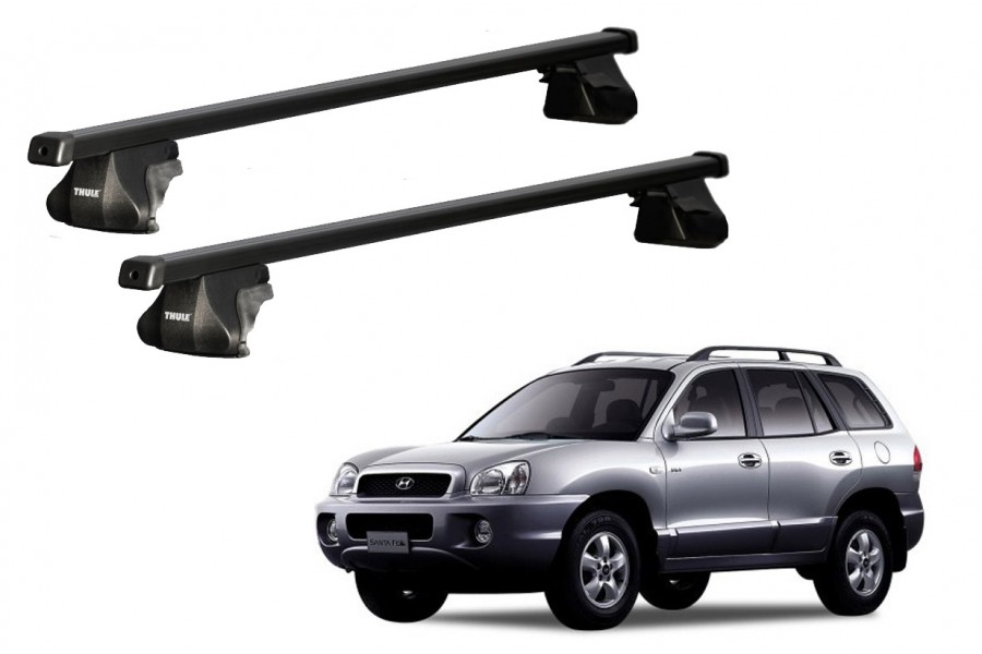 Barras THULE SmartRack para autos HYUNDAI Santa Fe 2000 a 2005