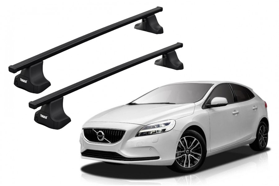Barras THULE SquareBar para autos VOLVO V40 desde 2012 al 2019