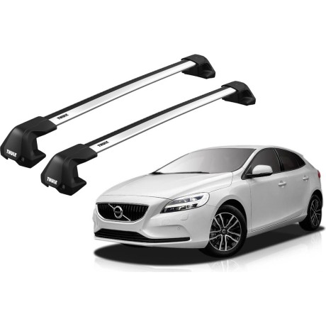 Barras THULE EDGE Flush para autos VOLVO V40 desde 2012 al 2019