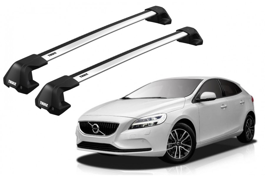 Barras THULE EDGE Flush para autos VOLVO V40 desde 2012 al 2019