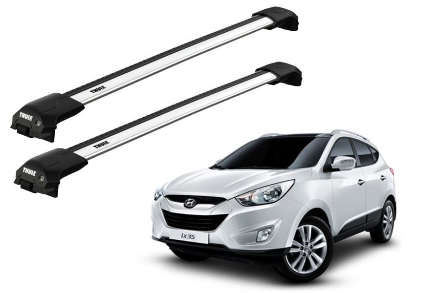 Barras THULE EDGE Flush para autos HYUNDAI ix35 2010 a 2015
