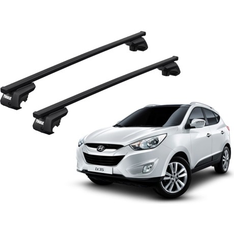 Barras THULE EVO SquareBar para autos HYUNDAI ix35 2010 a 2015