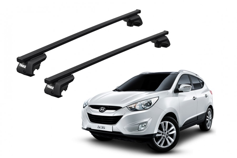Barras THULE EVO SquareBar para autos HYUNDAI ix35 2010 a 2015