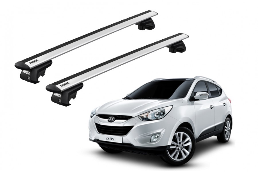 Barras THULE EVO WingBar para autos HYUNDAI ix35 2010 a 2015