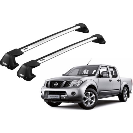 Barras THULE EDGE Flush para camioneta NISSAN Navara (D40) 2005 a 2015