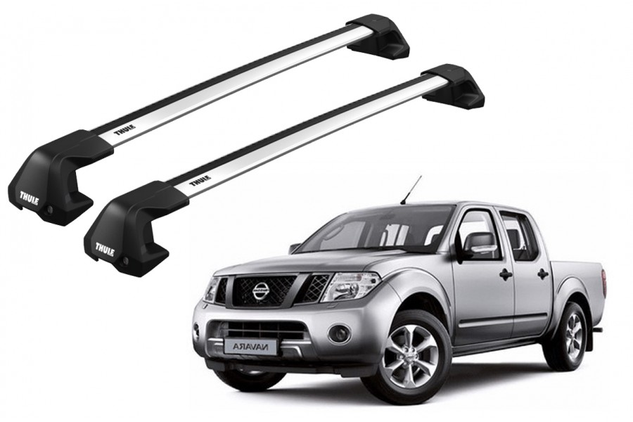 Barras THULE EDGE Flush para camioneta NISSAN Navara (D40) 2005 a 2015