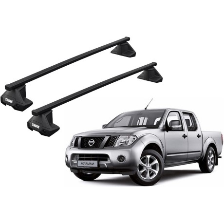 Barras THULE EVO SquareBar para camioneta NISSAN Navara (D40) 2005 a 2015