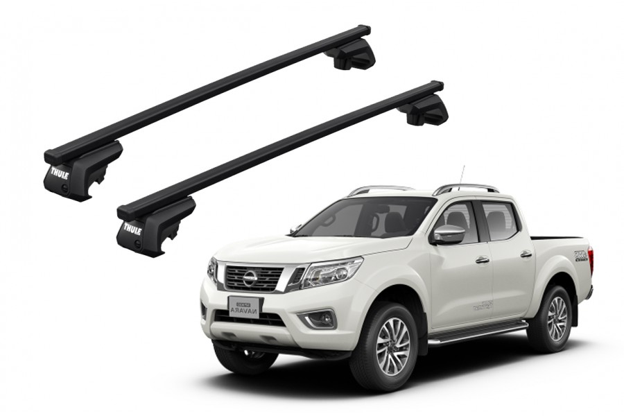 Barras THULE EVO SquareBar para camioneta NISSAN Navara (D40) 2005 a 2015
