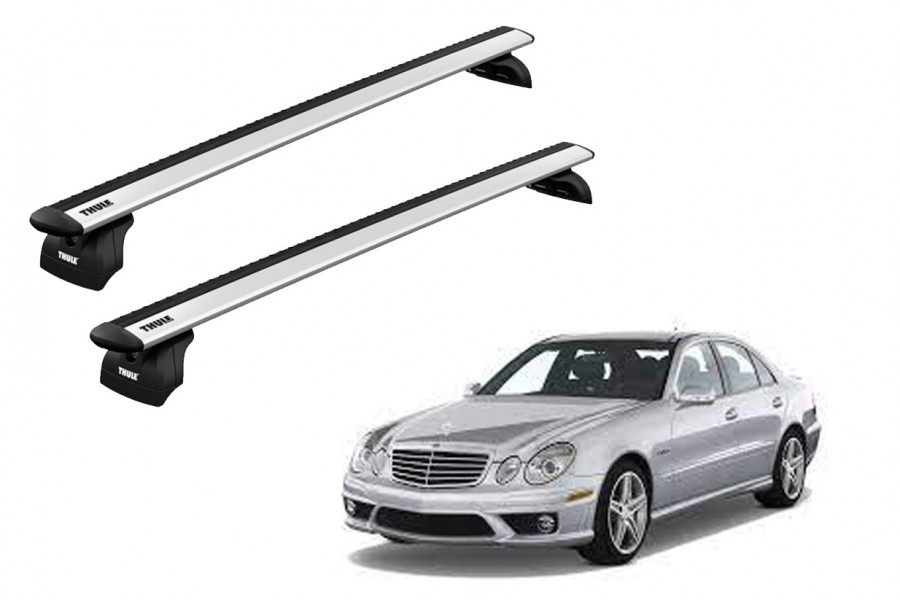 Barras THULE WingBar para autos MERCEDES BENZ E-Class (W211) 2002 a 2009