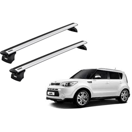Barras THULE WingBar para autos KIA Soul 2014 a 2016