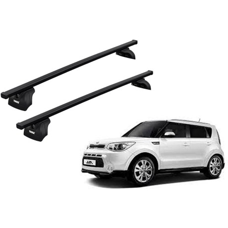 Barras THULE SquareBar para autos KIA Soul 2014 a 2016