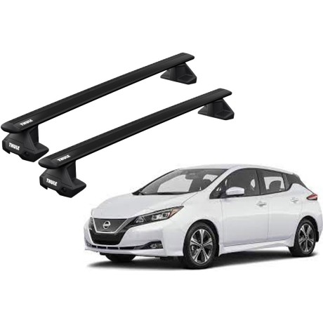 Barras THULE EVO WingBar para autos NISSAN Leaf desde 2018-2021 negro