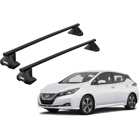 Barras THULE EVO SquareBar para autos NISSAN Leaf desde 2018-2021