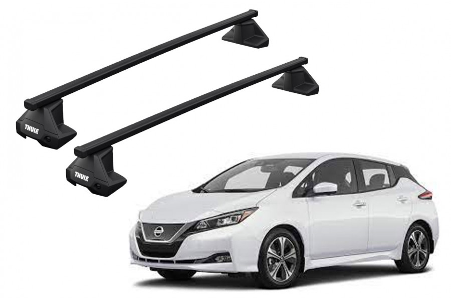 Barras THULE EVO SquareBar para autos NISSAN Leaf desde 2018-2021