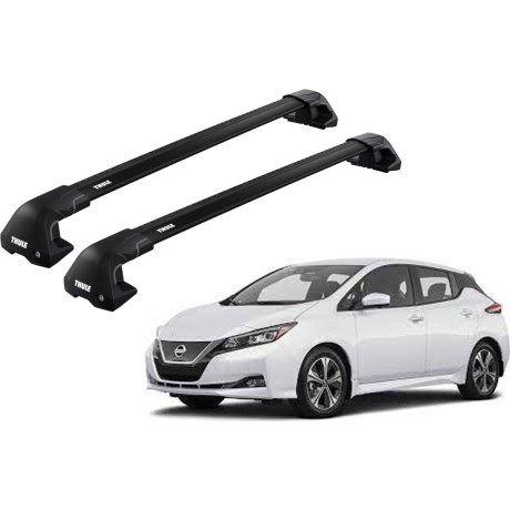 Barras THULE EDGE Flush para autos NISSAN Leaf desde 2018-2021 negro